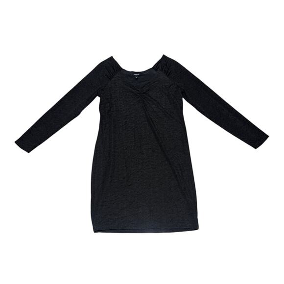 TORRID Bodycon Crinkle Sheath Dress Womens 2 Mini Length Long Sleeve Fitted Sexy - Picture 1 of 5